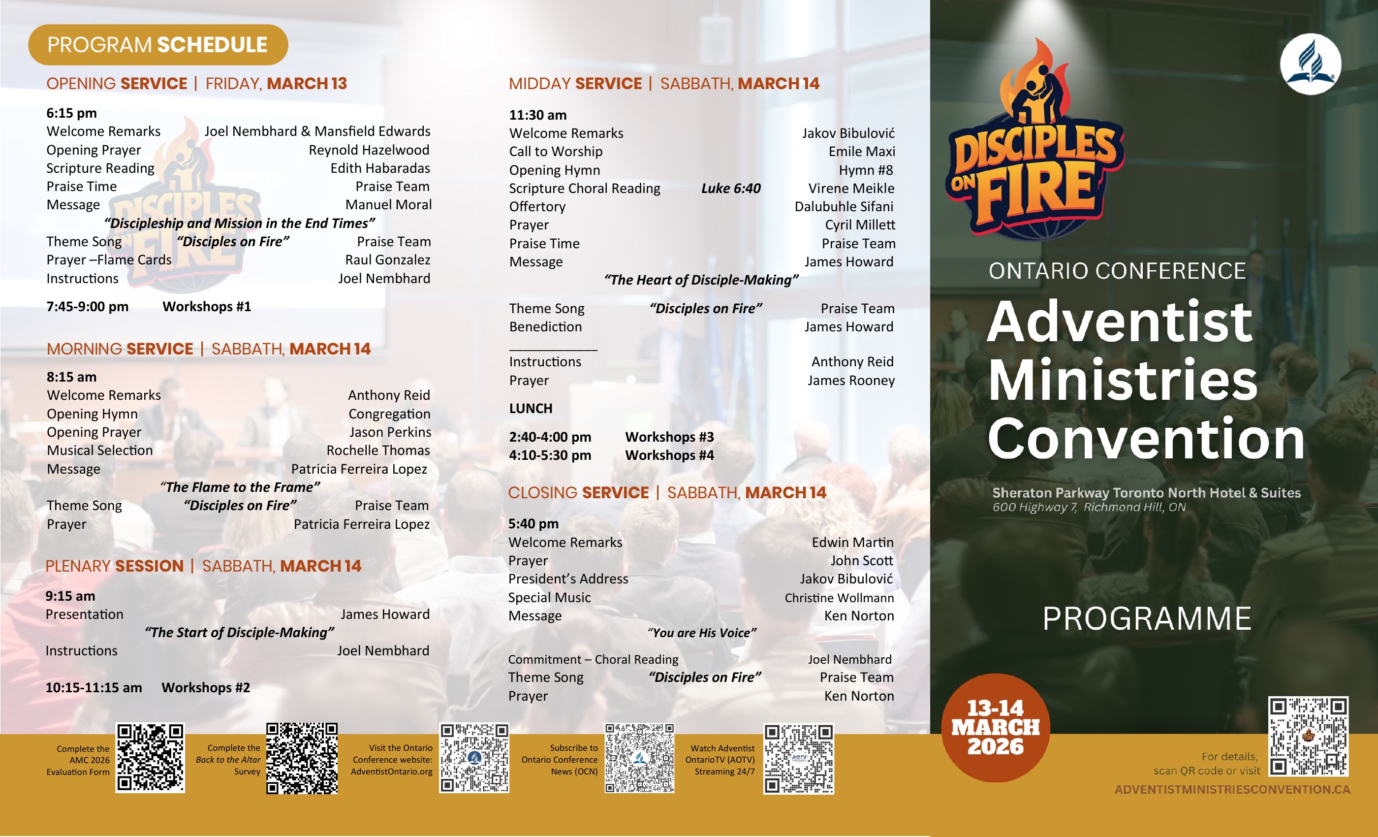 AMC 2026 Programme Page 1